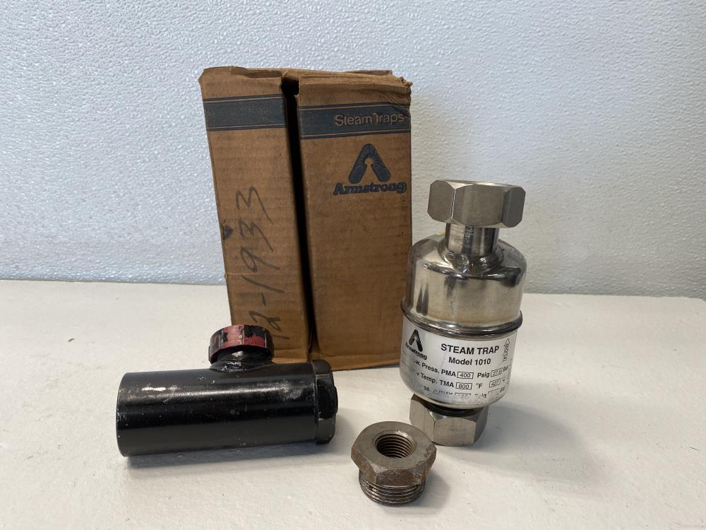 Armstrong 1010 Steam Trap 1/2" NPT, 400 PSIG with Strainer